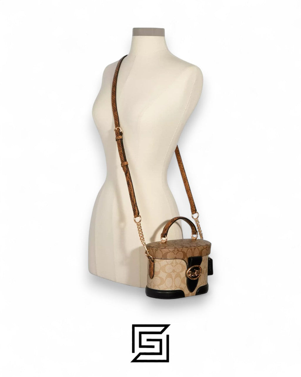 Coach Georgie Gem Crossbody In Blocked Signature Canvas  – Style No. 5504