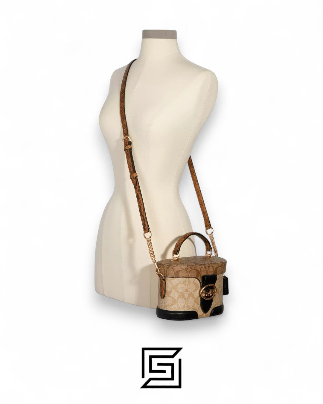 Coach Georgie Gem Crossbody In Blocked Signature Canvas  – Style No. 5504