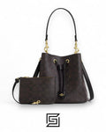 Coach Rowan Bucket Bag In Signature Canvas Dark Brown – Style No. CBH07