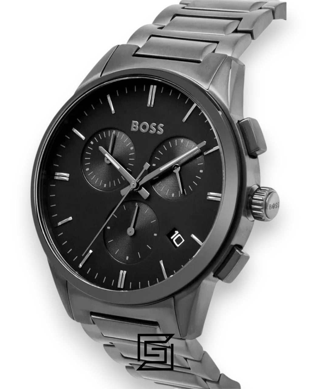 Boss 1513929 Men's Chronograph Grey Stainless Steel Watch