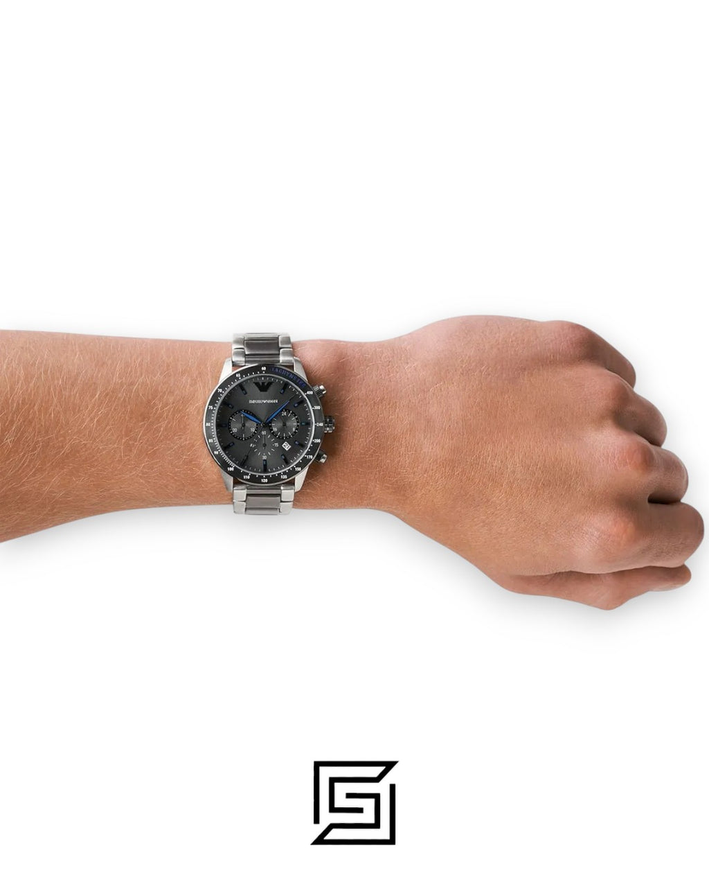 Emporio Armani AR11391 Men's Grey Dial Watch