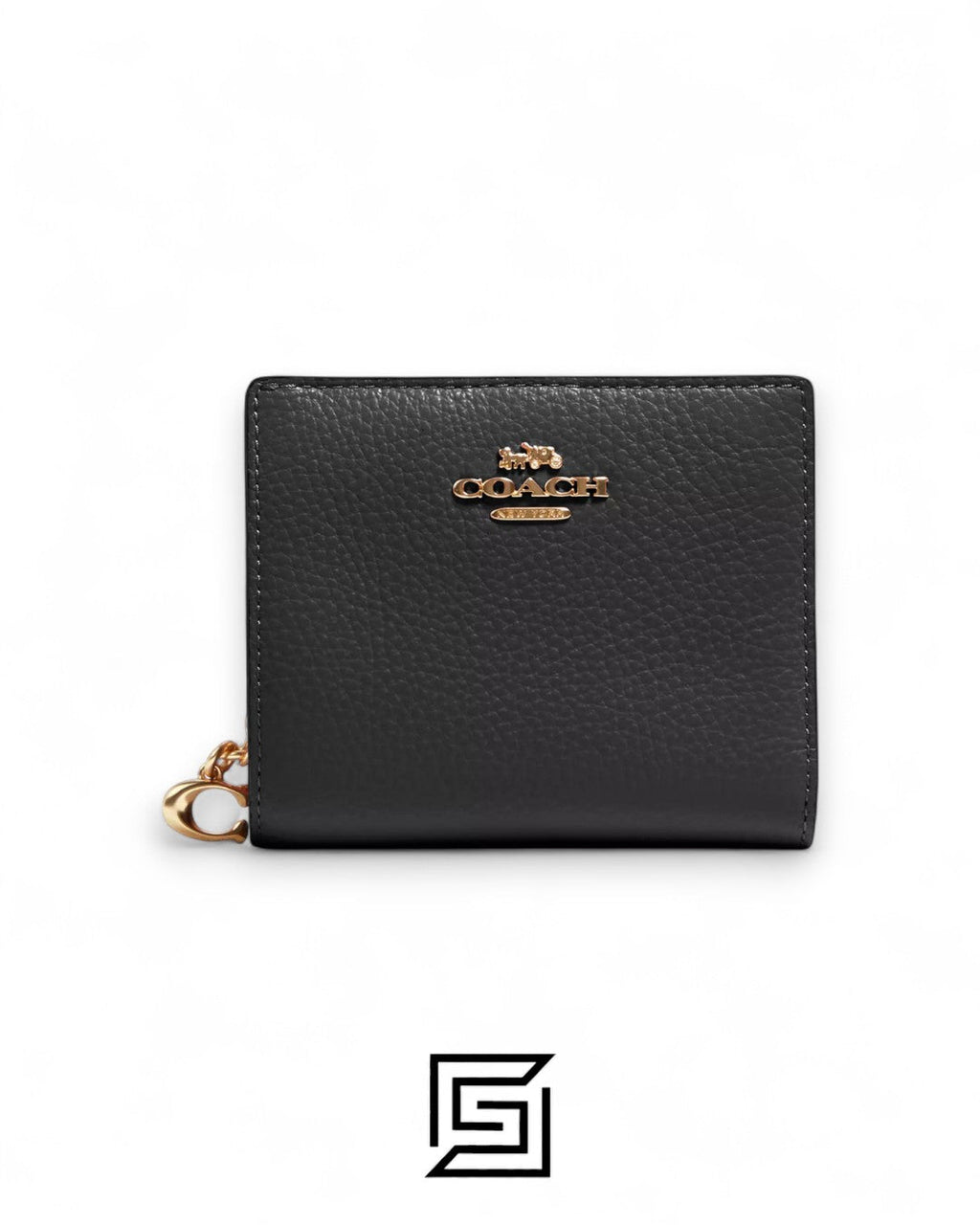 Coach Snap Wallet In Black Style No. C2862