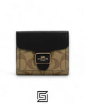 Coach wallets Pepper Wallet In Signature Canvas Black Style No. C7805