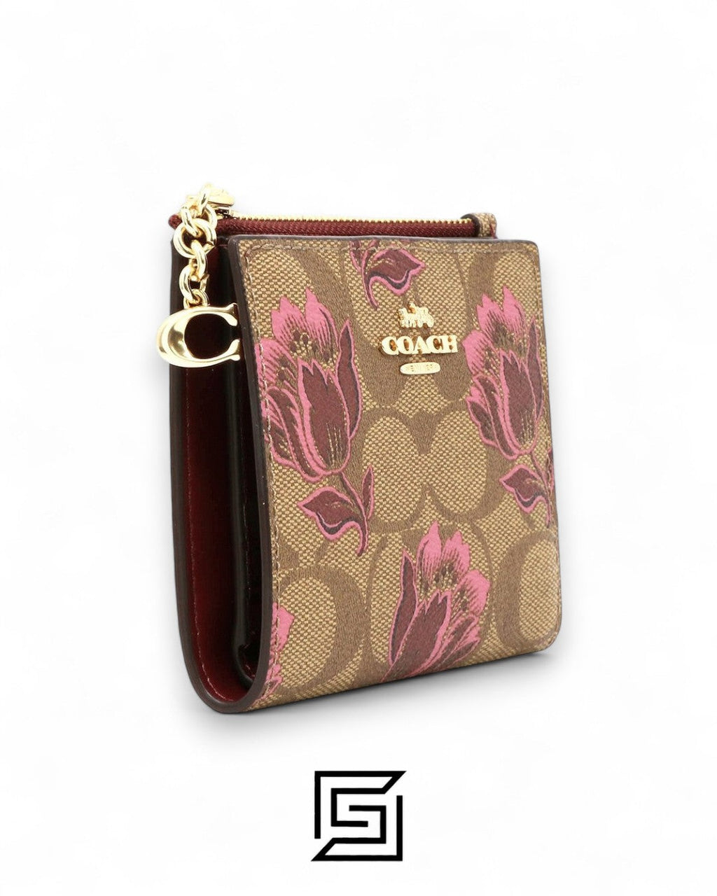 Coach Edition 2 Snap Card Case In Desert Tulip Print – Style No. F76881