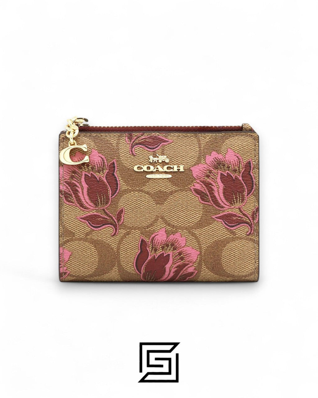 Coach Edition 2 Snap Card Case In Desert Tulip Print – Style No. F76881