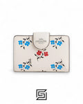 Coach Medium Corner Zip Wallet in Floral Print – Style No. CT978