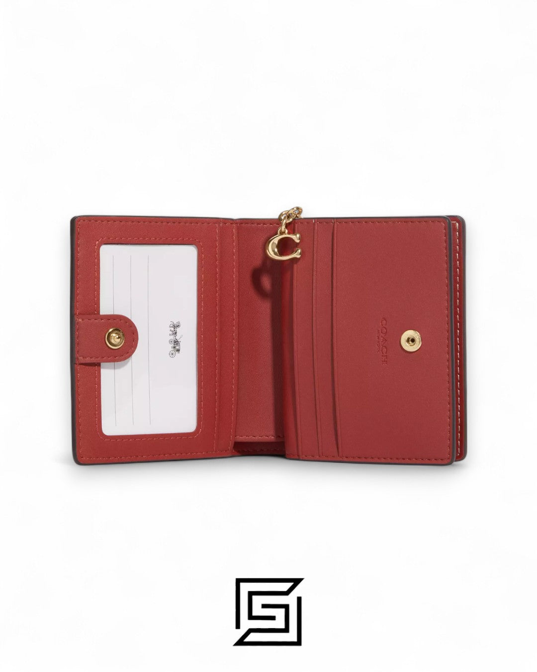 Coach Snap Wallet In Signature Canvas With Dancing Kitten Print – Style No. CC922