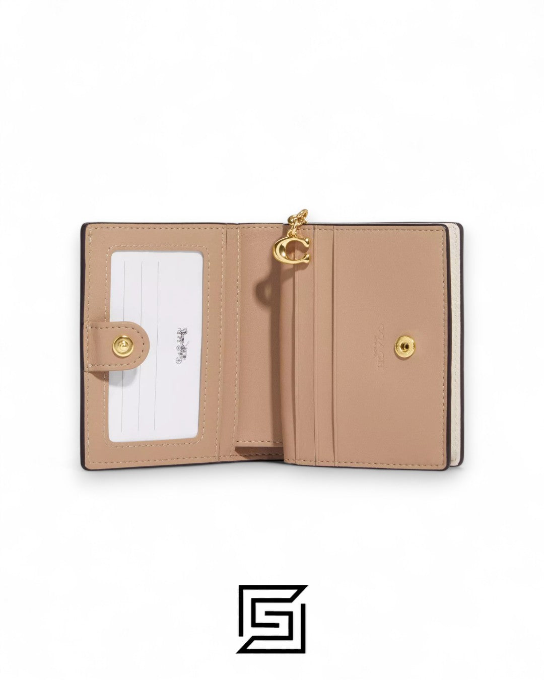 محفظة Coach Snap مع قطة راقصة – الطراز رقم CC472