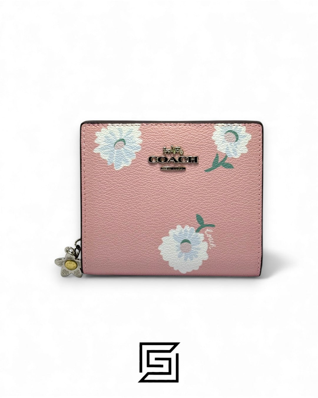 Coach Snap Wallet With Daisy Print – Style No. C2889