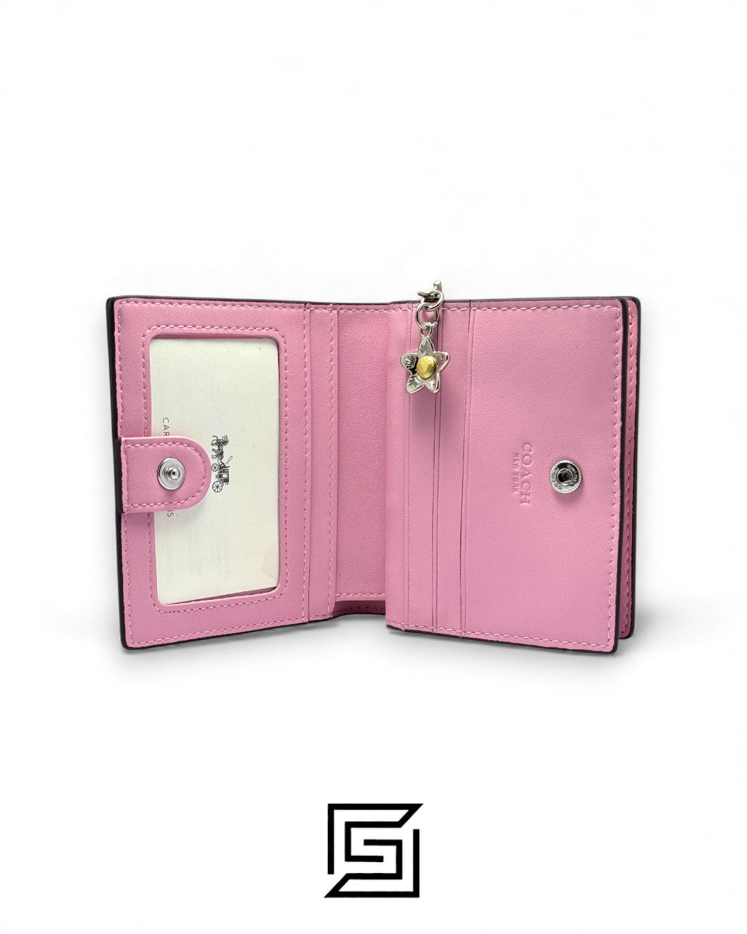 Coach Snap Wallet With Daisy Print – Style No. C2889
