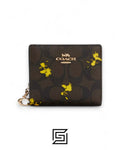 Coach X Peanuts Snap Wallet In Signature Canvas With Woodstock Print Style No. C4592