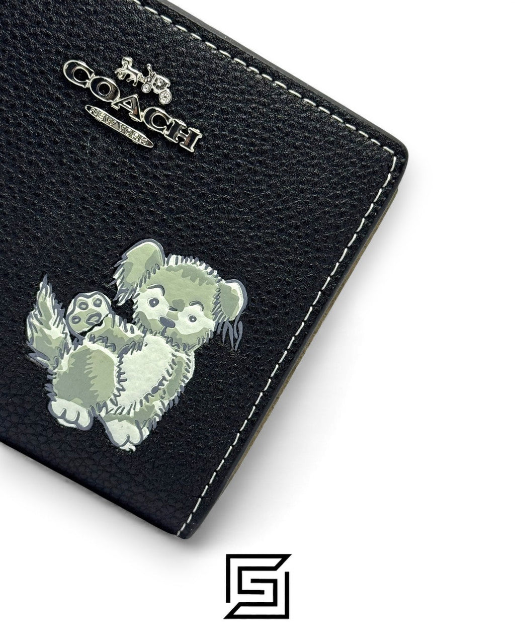 Coach Snap Wallet With Happy Dog No. CC920