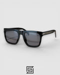 David Beckham DB 7000/FLAT Square Black Frame Sunglasses with Metal Arms
