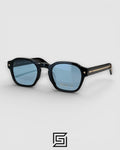 Prada SPR A16 Black Frame with Blue Lenses