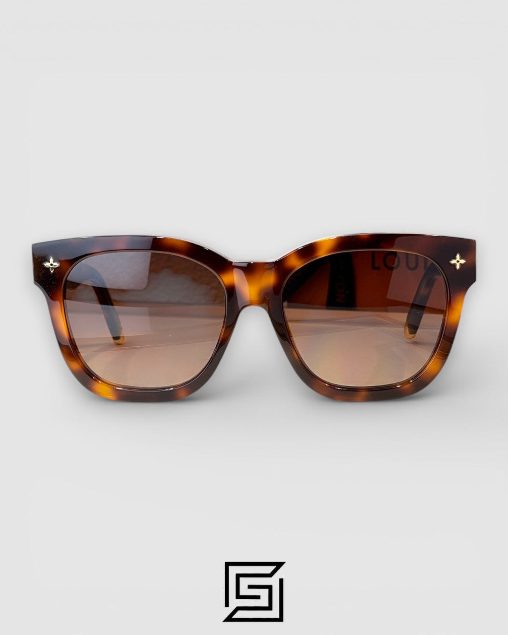 Louis Vuitton Z1524E Tiger Brown Frame with Honey Lenses
