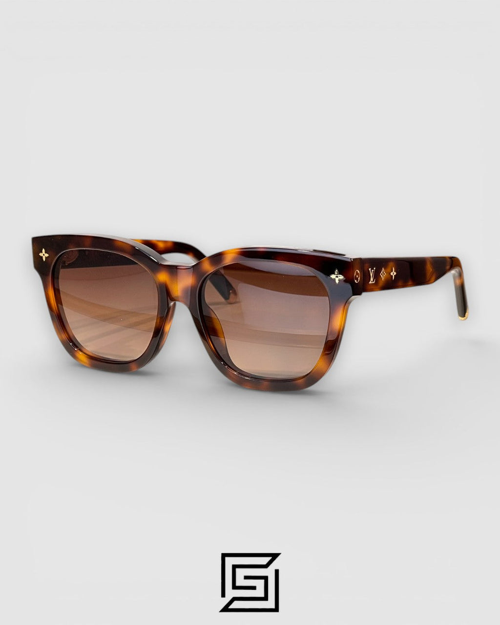 Louis Vuitton Z1524E Tiger Brown Frame with Honey Lenses