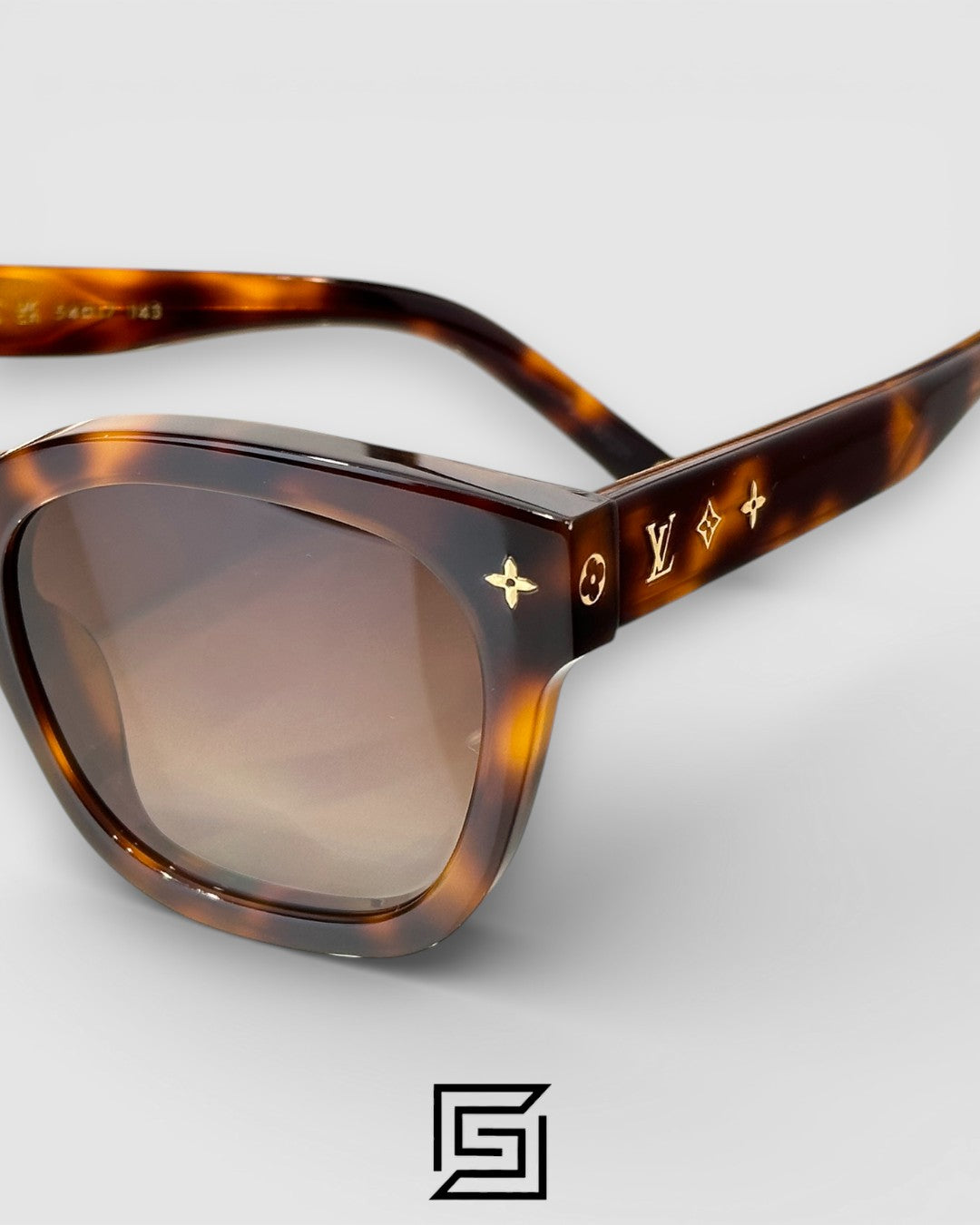 Louis Vuitton Z1524E Tiger Brown Frame with Honey Lenses