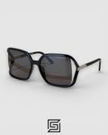 Tom Ford FT1089 Black Oversized Sunglasses with Black Lenses