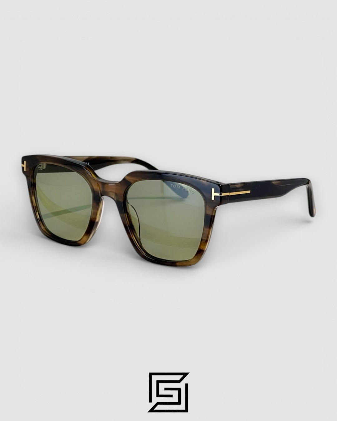 Tom Ford TF1162 Green Lenses and Tortoise Brown Frame Luxury Sunglasses
