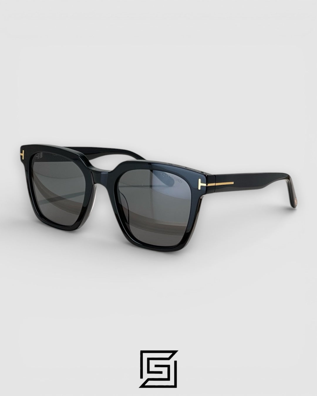 Tom Ford TF1162 Black Lenses and Black Frame Luxury Square Sunglasses