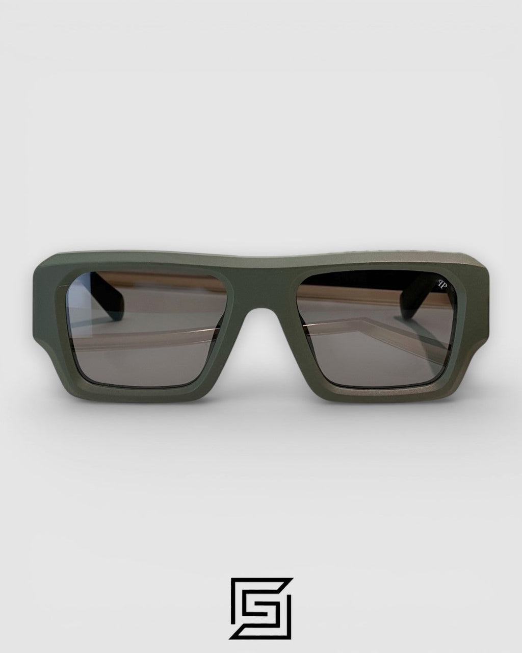 PHILIP PELEN Star SPP144 Black Lenses and Olive Matte Sunglasses