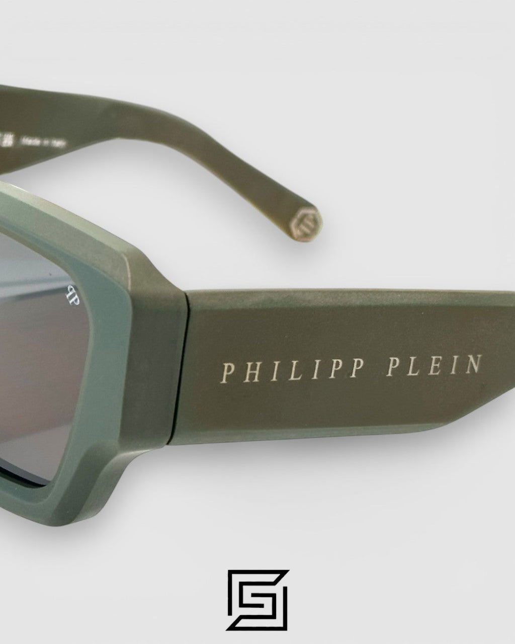 PHILIP PELEN Star SPP144 Black Lenses and Olive Matte Sunglasses