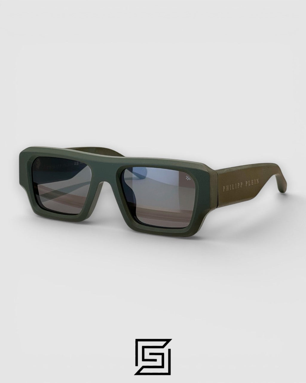 PHILIP PELEN Star SPP144 Black Lenses and Olive Matte Sunglasses