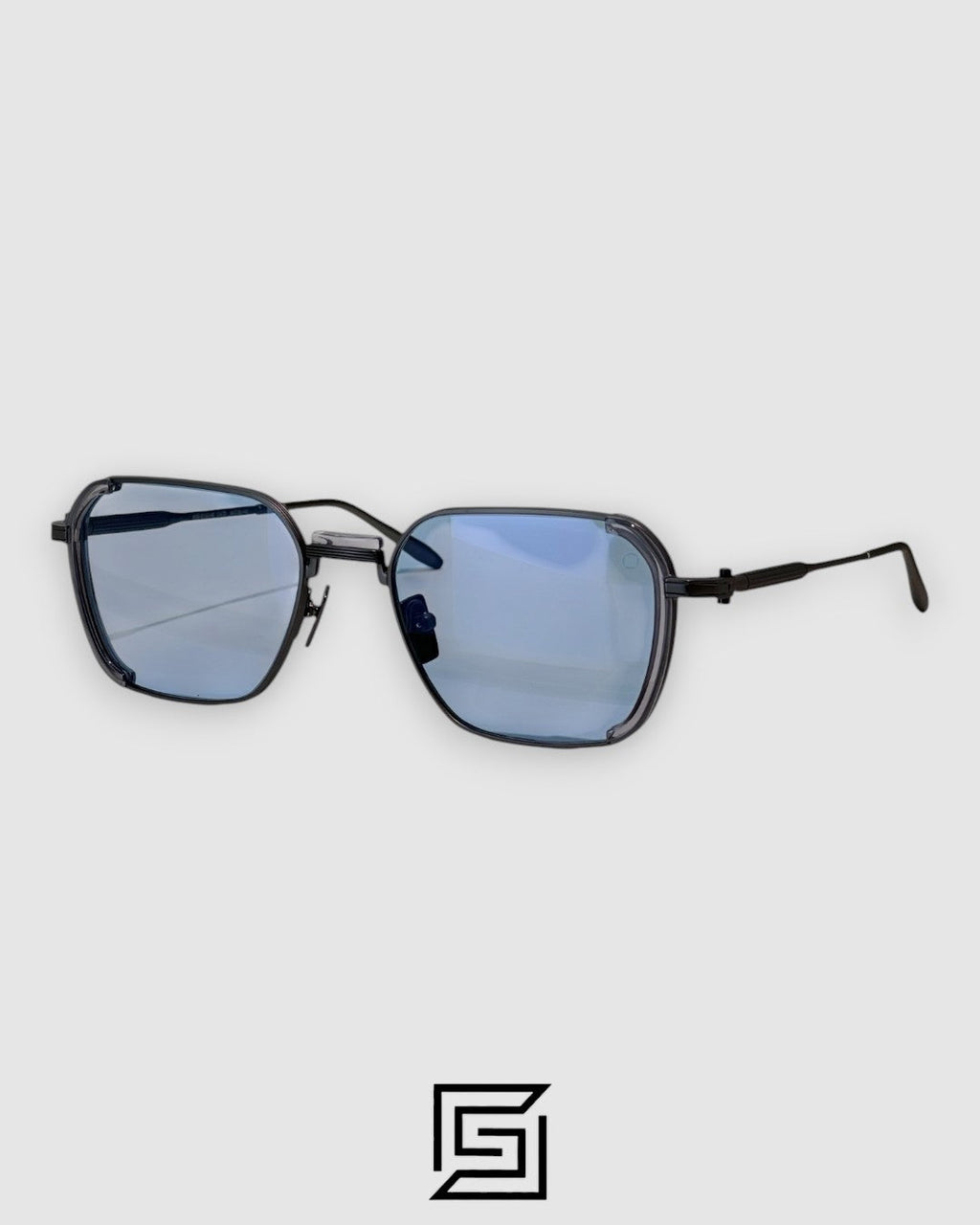 AKONI AKS-513B Blue Lenses With Gunmetal FrameSunglasses