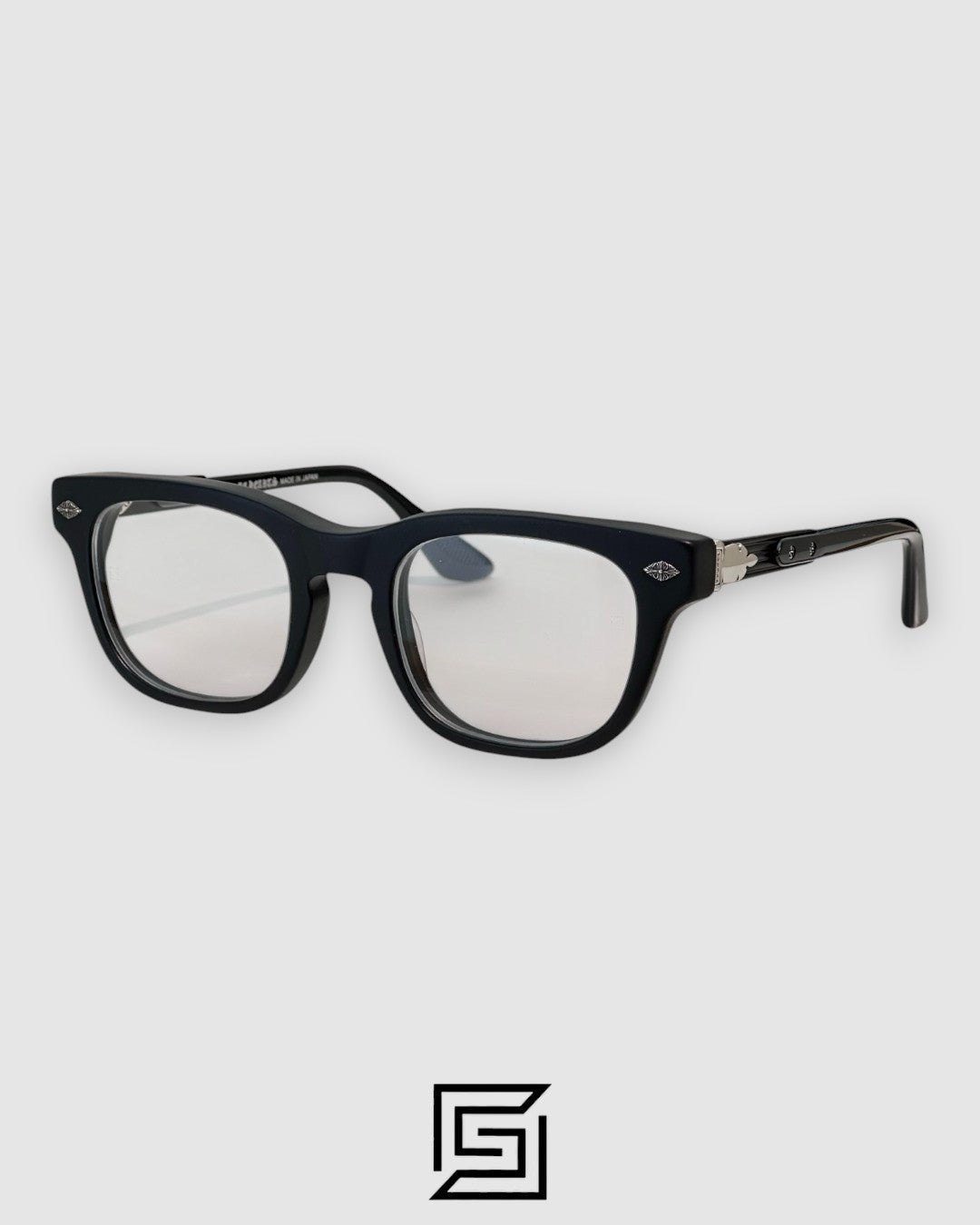 Chrome Hearts BAGGINS Black Matte Frame Silver MetalOptics