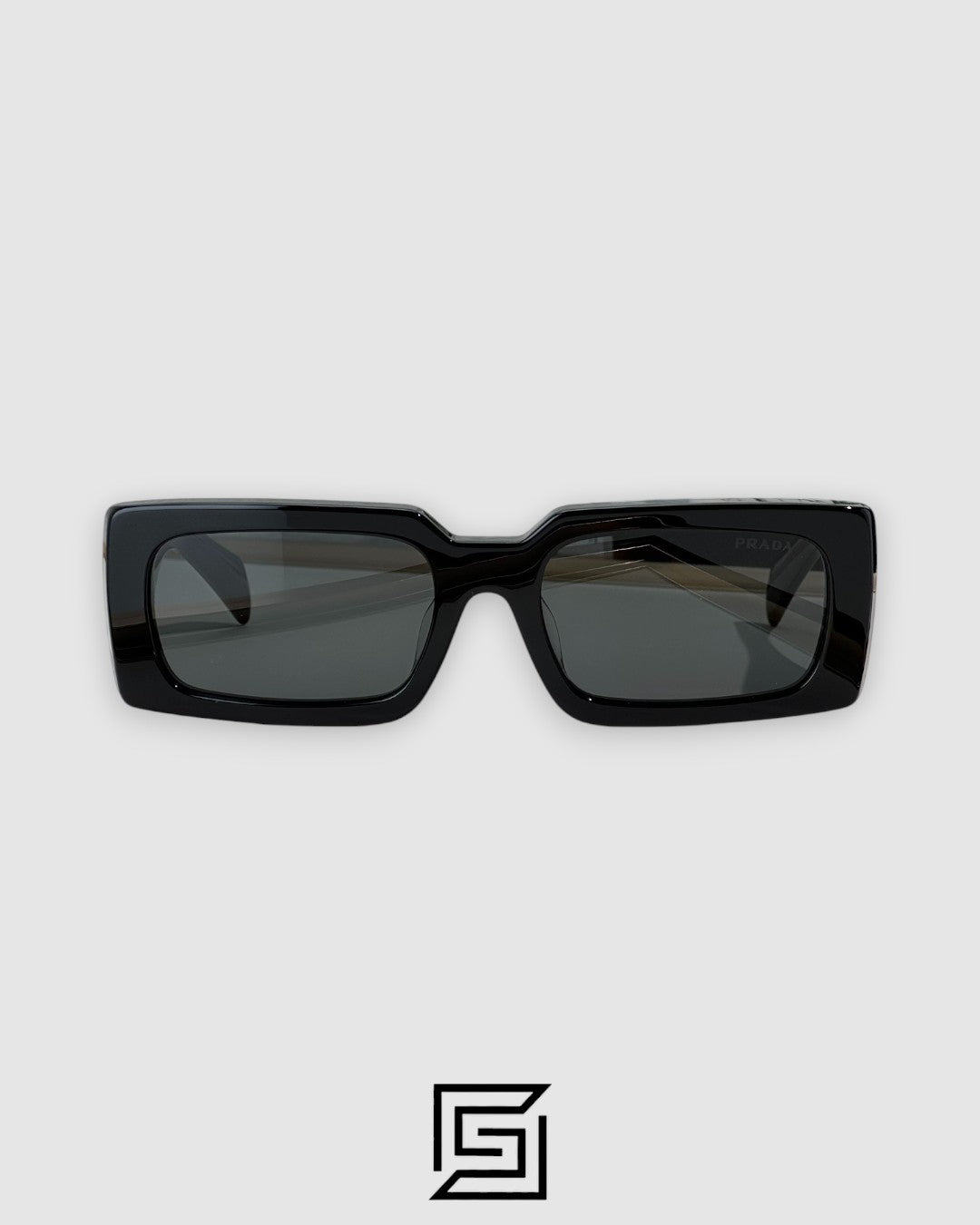 Prada SPR A07F Black Lenses Black Frame