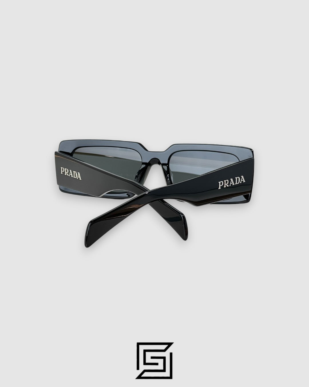 Prada SPR A07F Black Lenses Black Frame