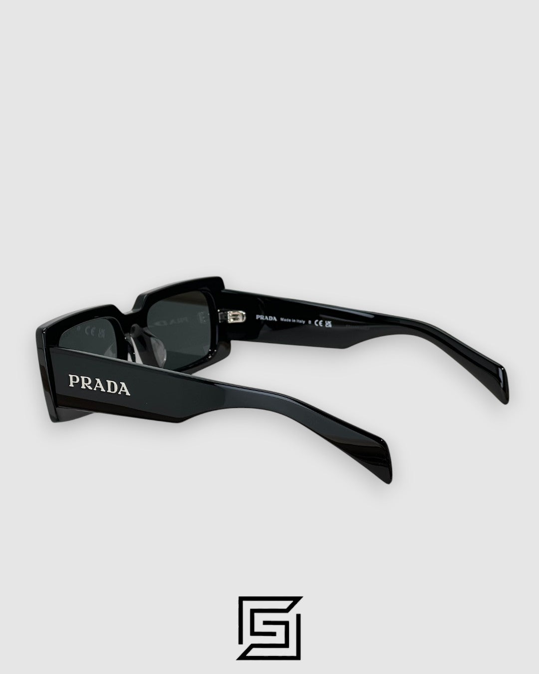Prada SPR A07F Black Lenses Black Frame