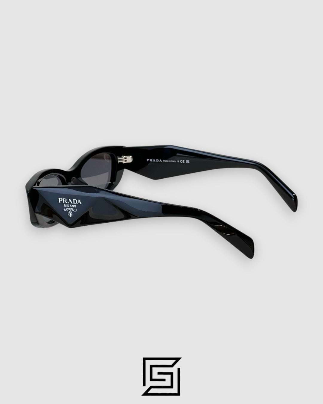 Prada PRB16S Black Lenses Black Frame