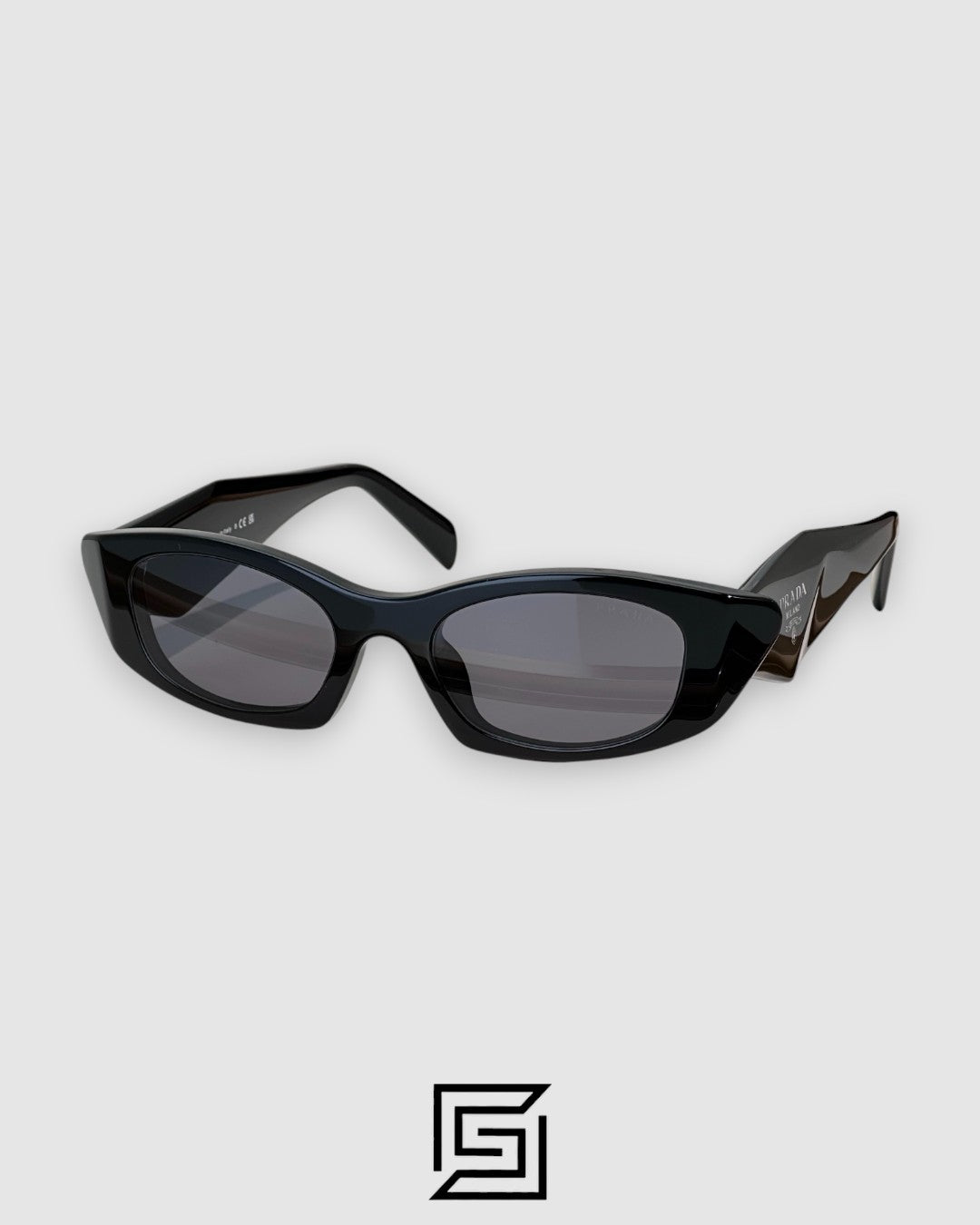 Prada PRB16S Black Lenses Black Frame