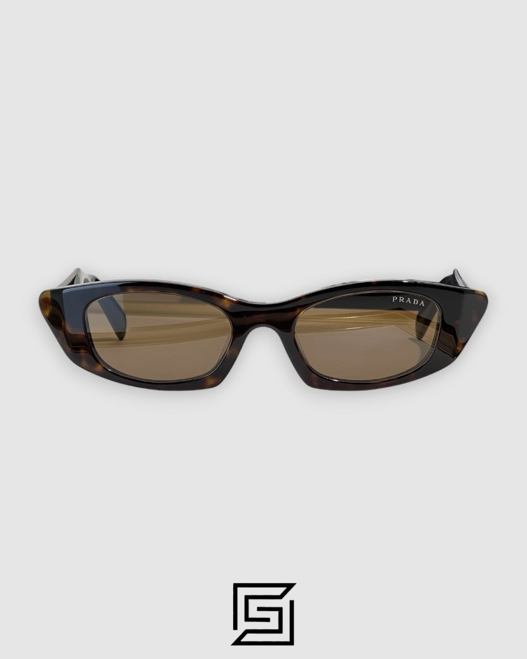 Prada PRB16S Brown Lenses Tiger Brown Frame