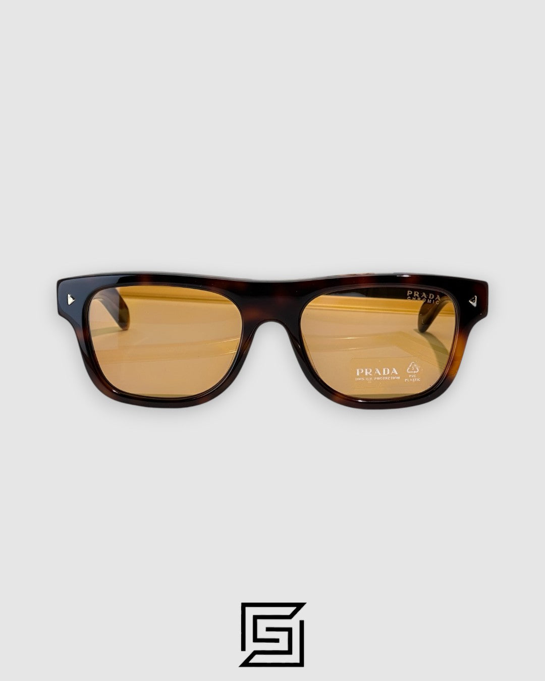 Prada SPR B12 Brown Lenses Tiger Brown Frame