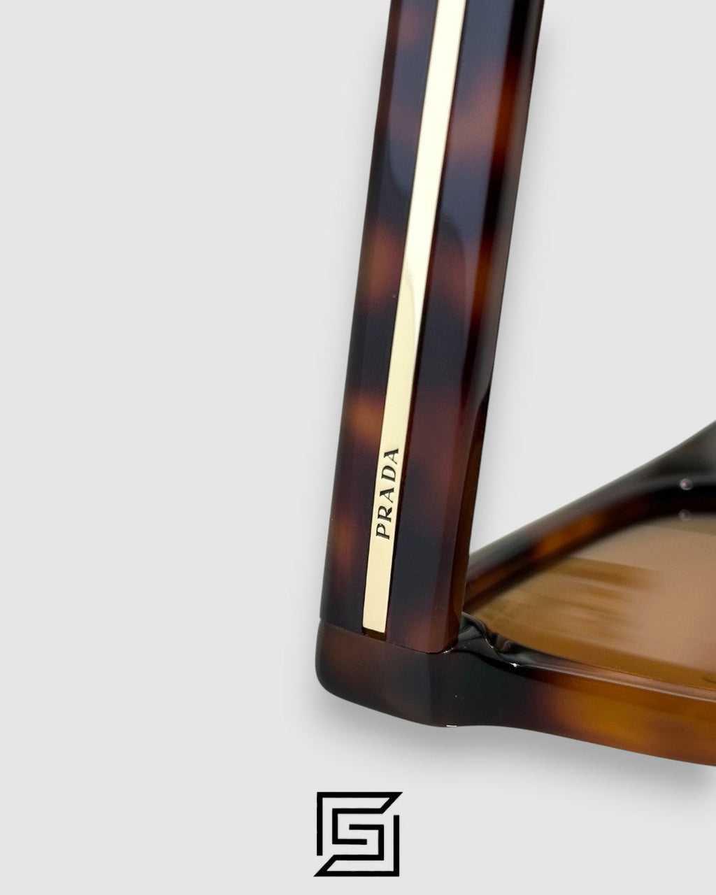Prada SPR B12 Brown Lenses Tiger Brown Frame