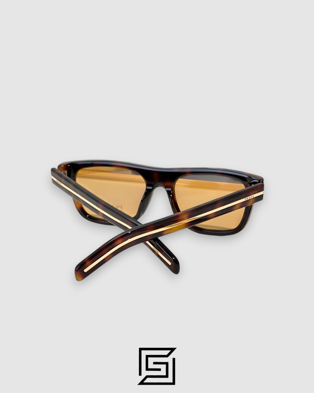 Prada SPR B12 Brown Lenses Tiger Brown Frame