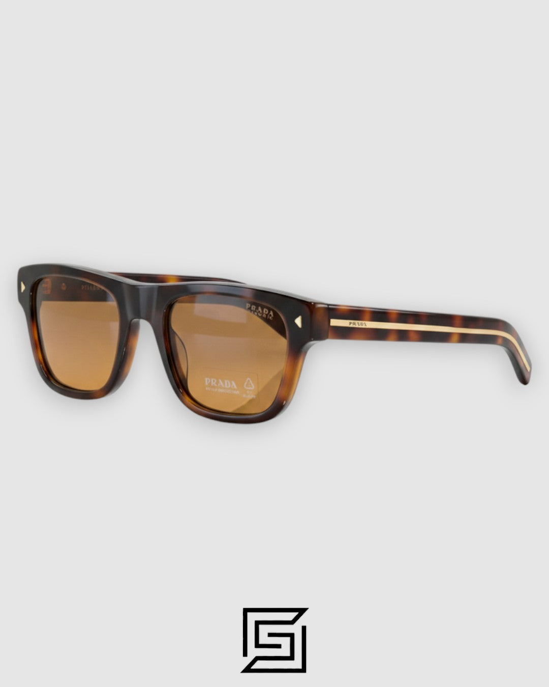 Prada SPR B12 Brown Lenses Tiger Brown Frame
