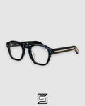 Prada SPR A16 Black Frame Gold Metal Black Lenses