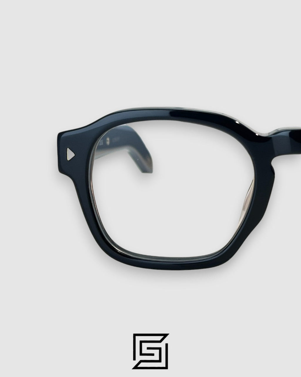 Prada SPR A16 Black Frame Gold Metal Black Lenses