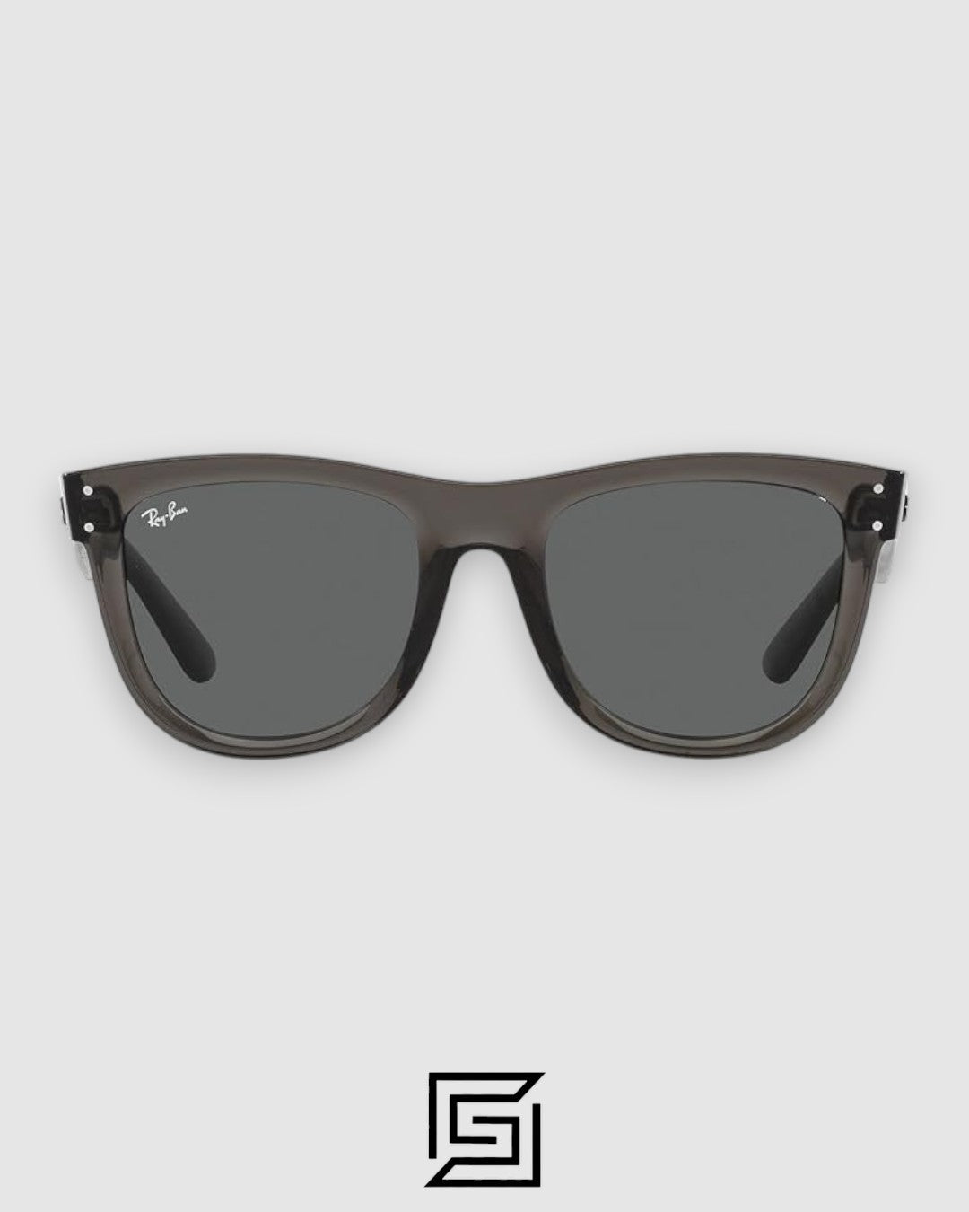 Ray-Ban RB0502 Boyfriend Reverse Transparent Grey Frame with Grey Lenses