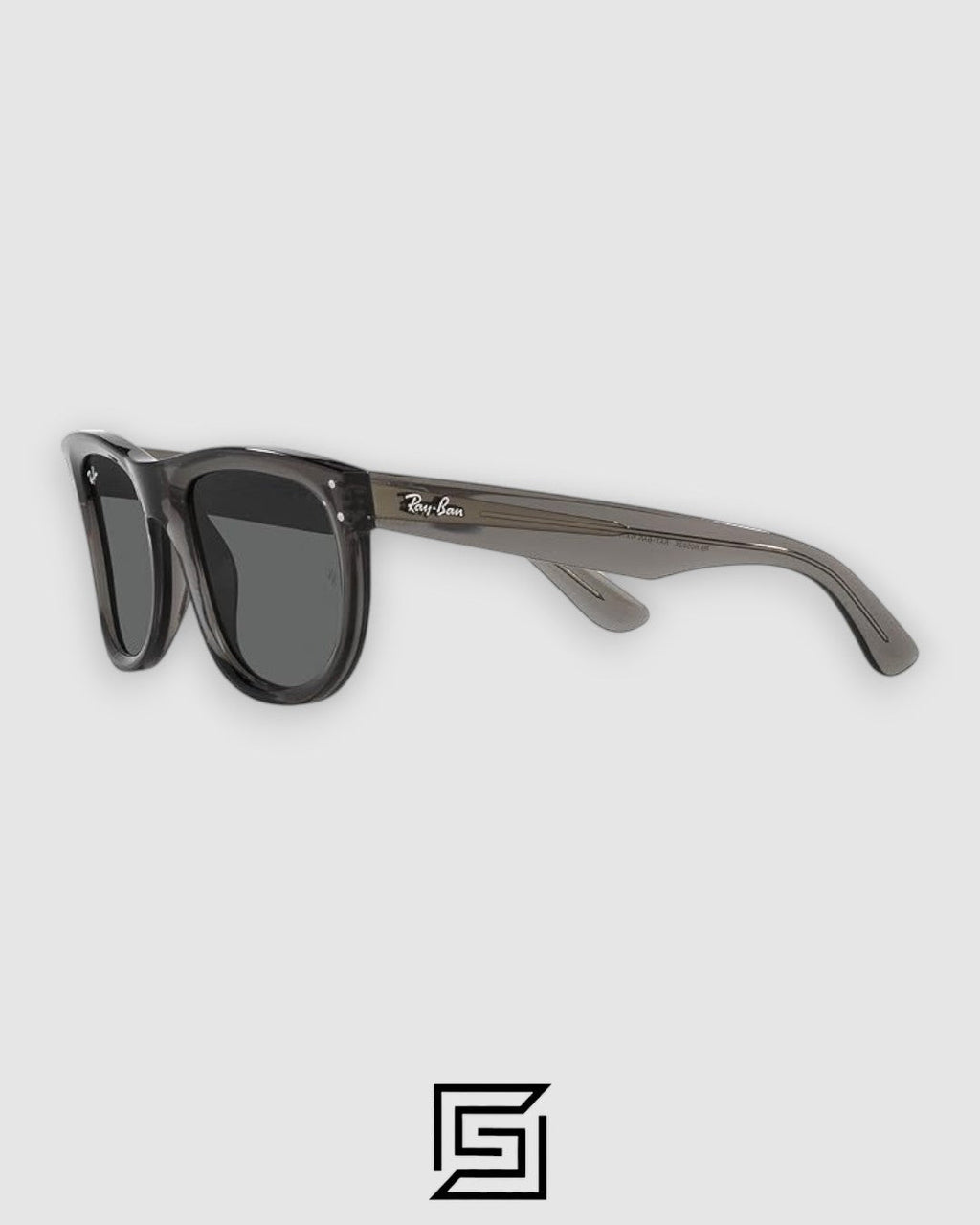 Ray-Ban RB0502 Boyfriend Reverse Transparent Grey Frame with Grey Lenses