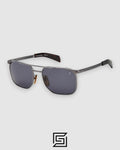 David Beckham DB7048 Gunmetal Frame With Black Lenses