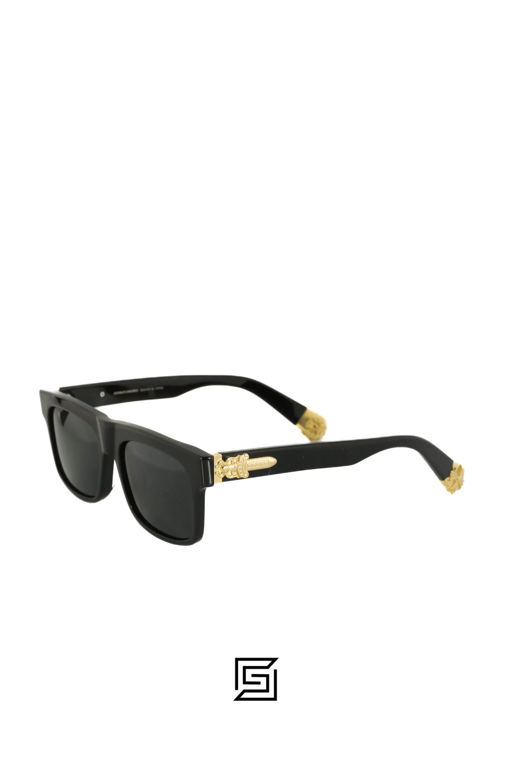 Chrome Heart sunglasses SLUSS BUSSIN/BLACK X BLACK