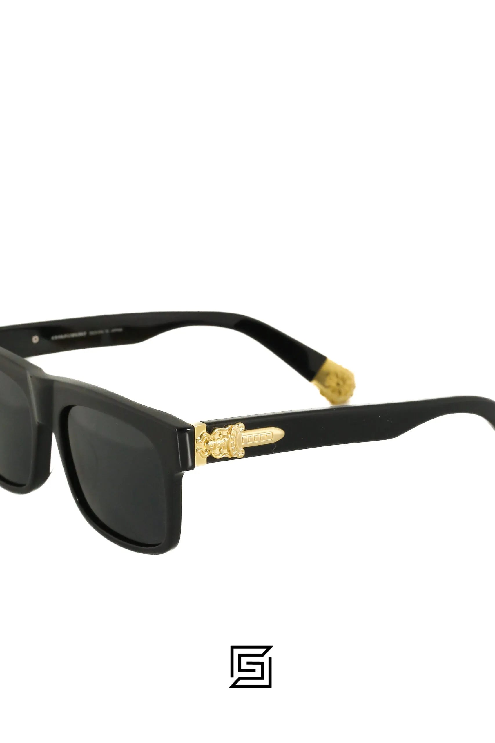 Chrome Heart sunglasses SLUSS BUSSIN/BLACK X BLACK