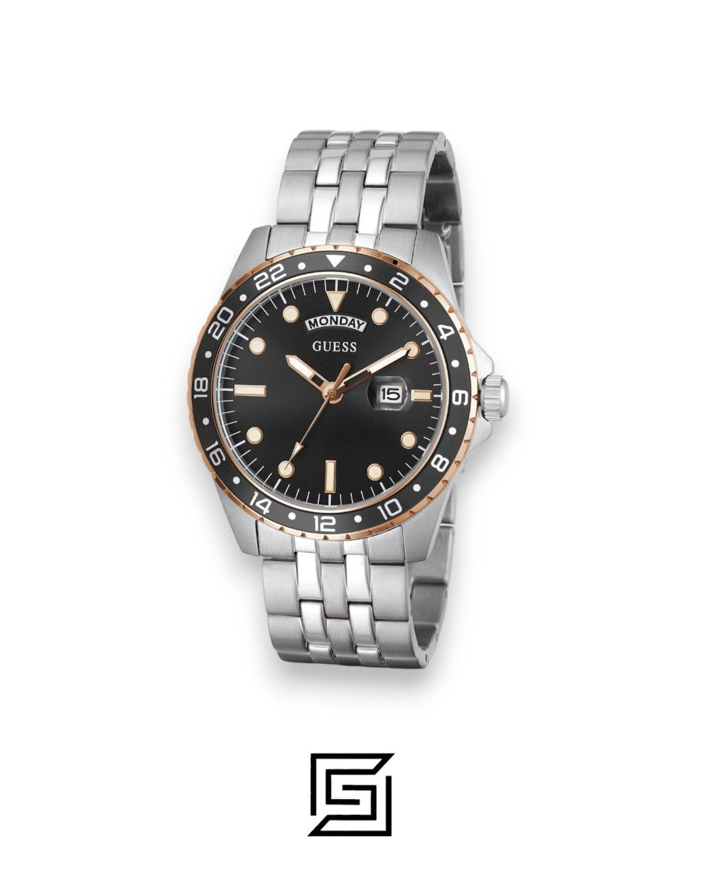 Guess GW0220G3 Black Dial Stainless Steel Men's Watch