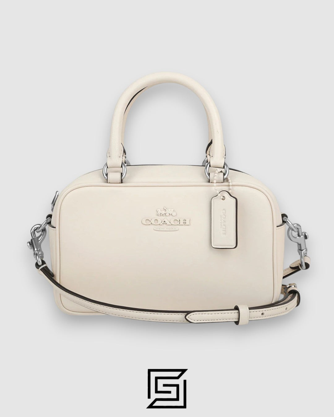 Coach Satchel Crossbody White CT776
