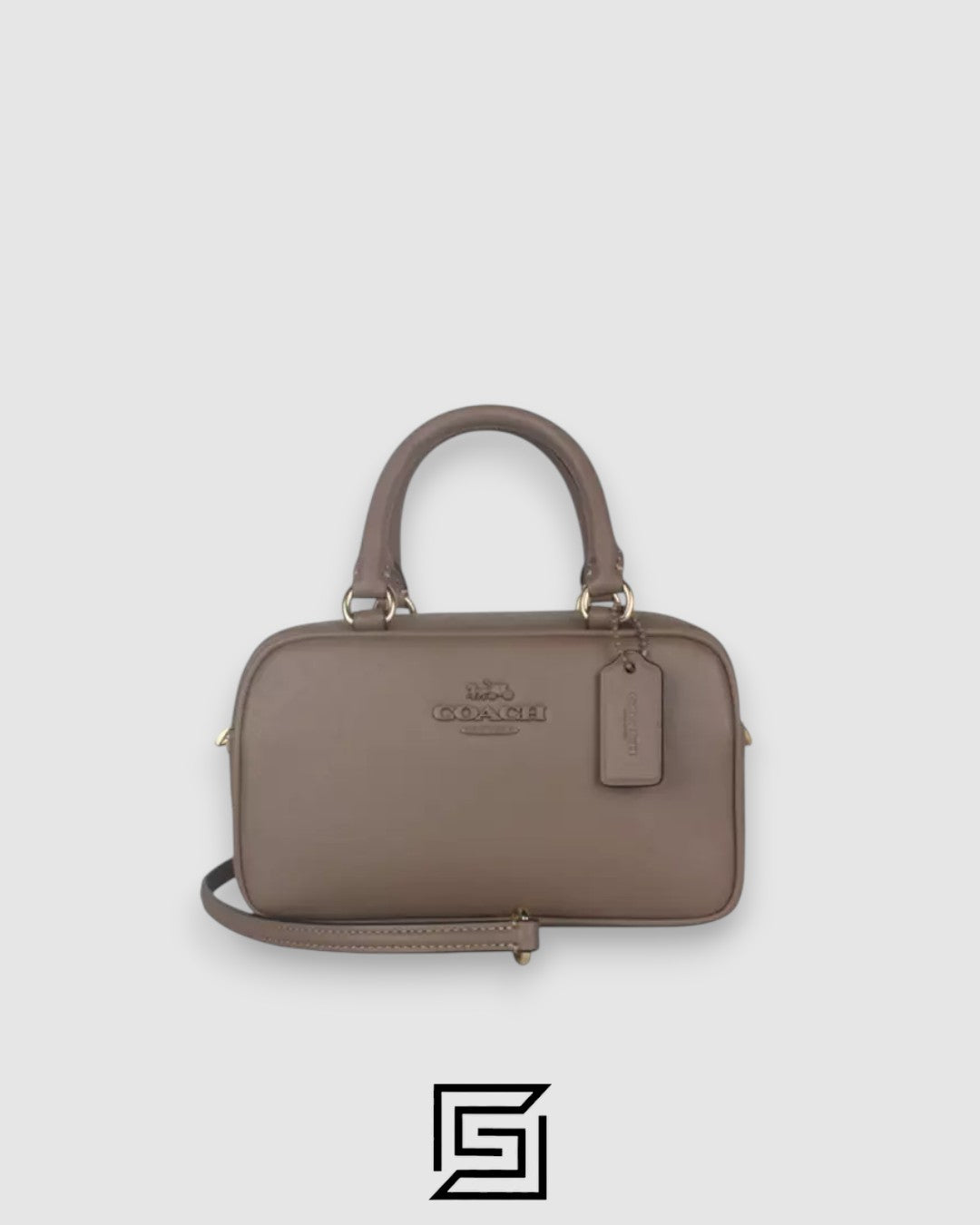 Coach Satchel Crossbody Brown CT776
