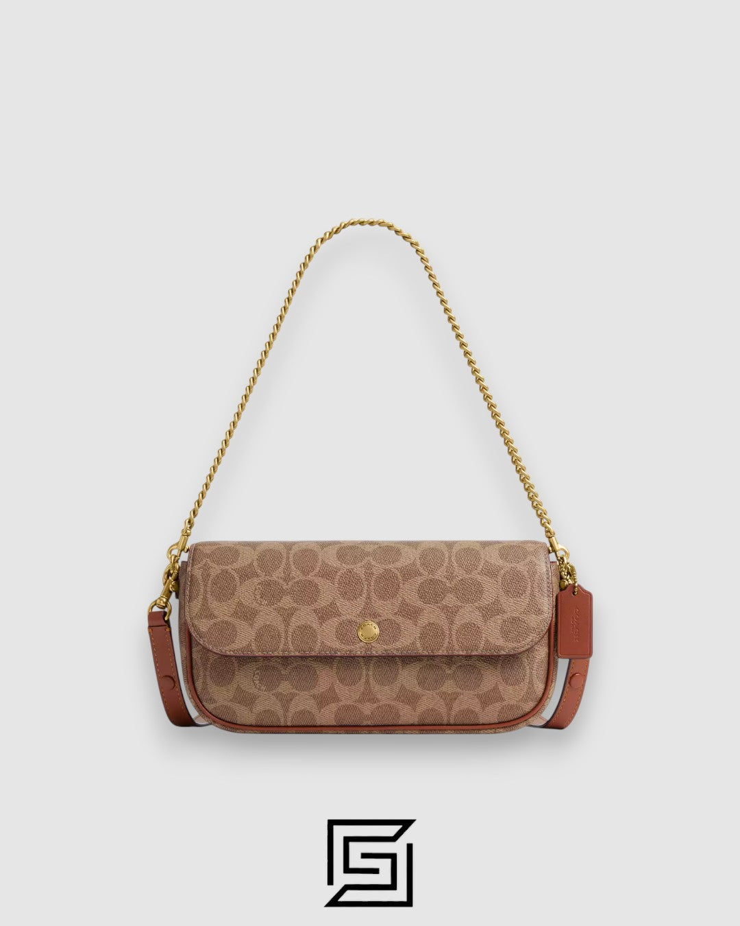 Brook Flap Chain Bag In Signature Canvas CAN91